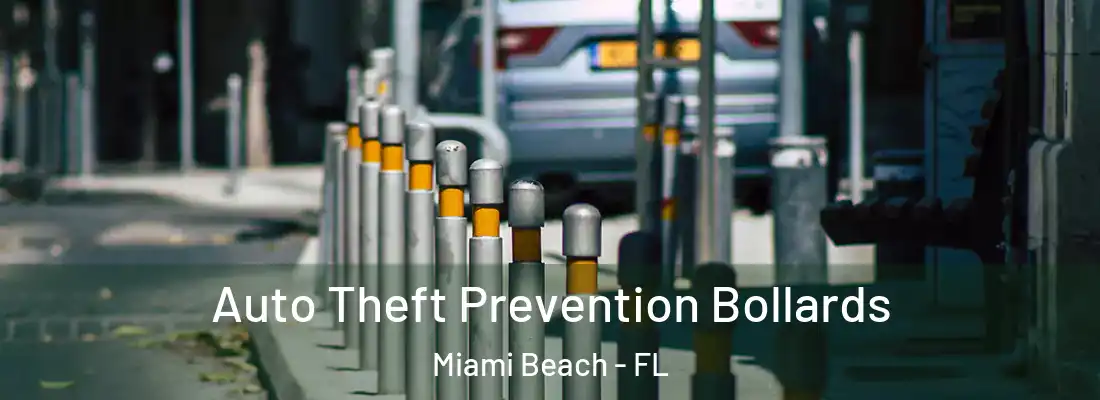 Auto Theft Prevention Bollards Miami Beach - FL
